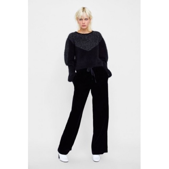 Zara Velour Pants - Picture 2 of 3